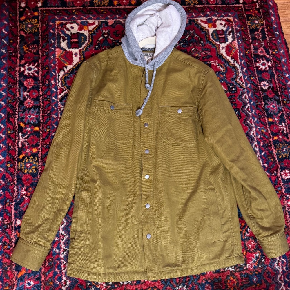 Duluth Trading Co Fire Hose Jacket Men's medium flannel lining